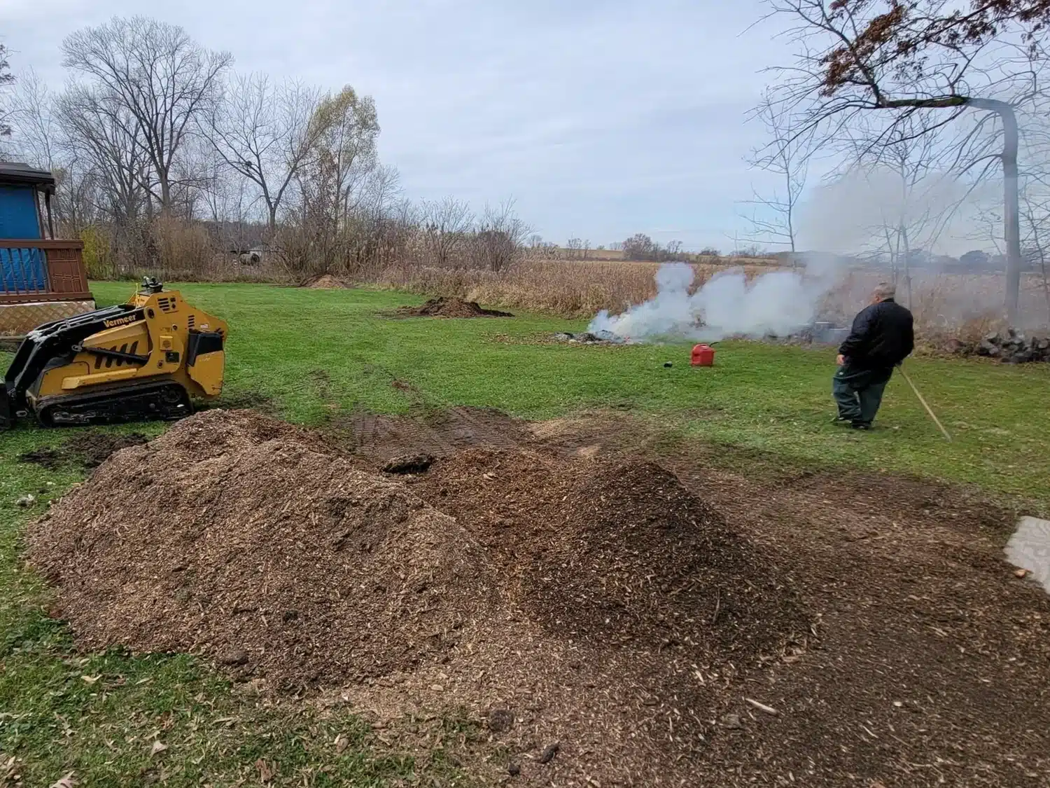 post stump removal cleanup snohomish county